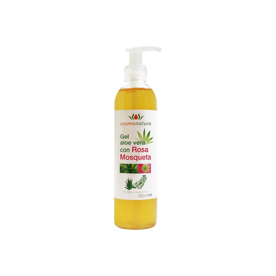 gel aloe vera con rosa mosqueta