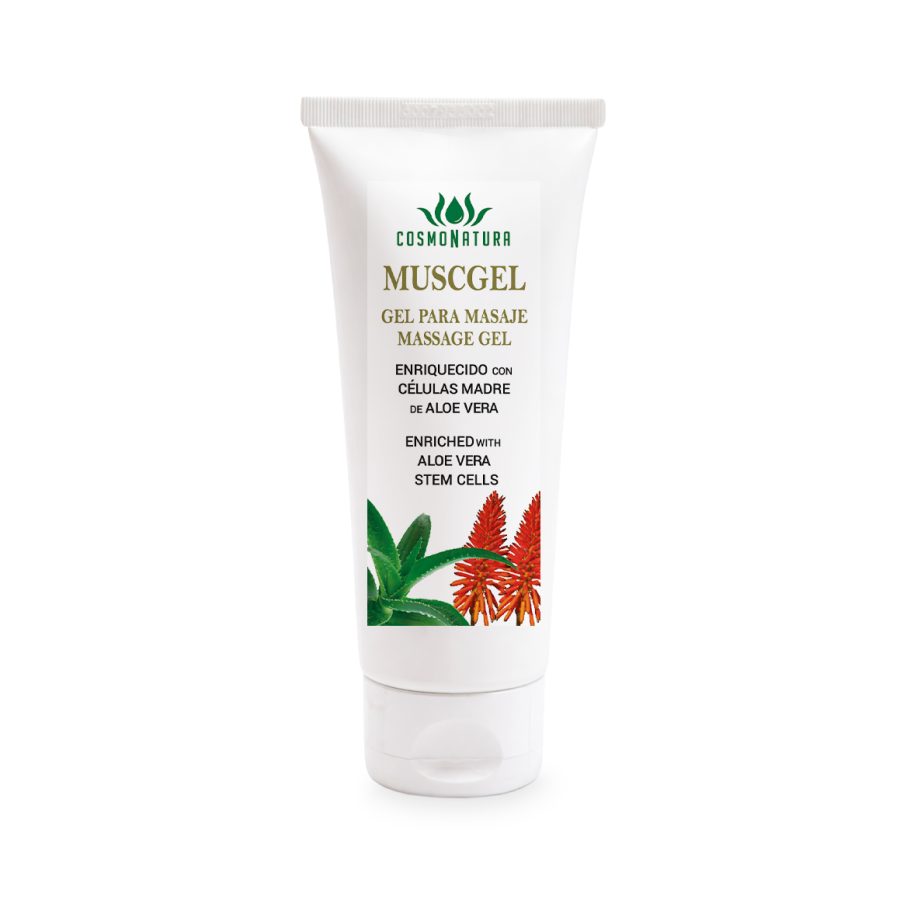 Muscular gel with Aloe Vera stem cells