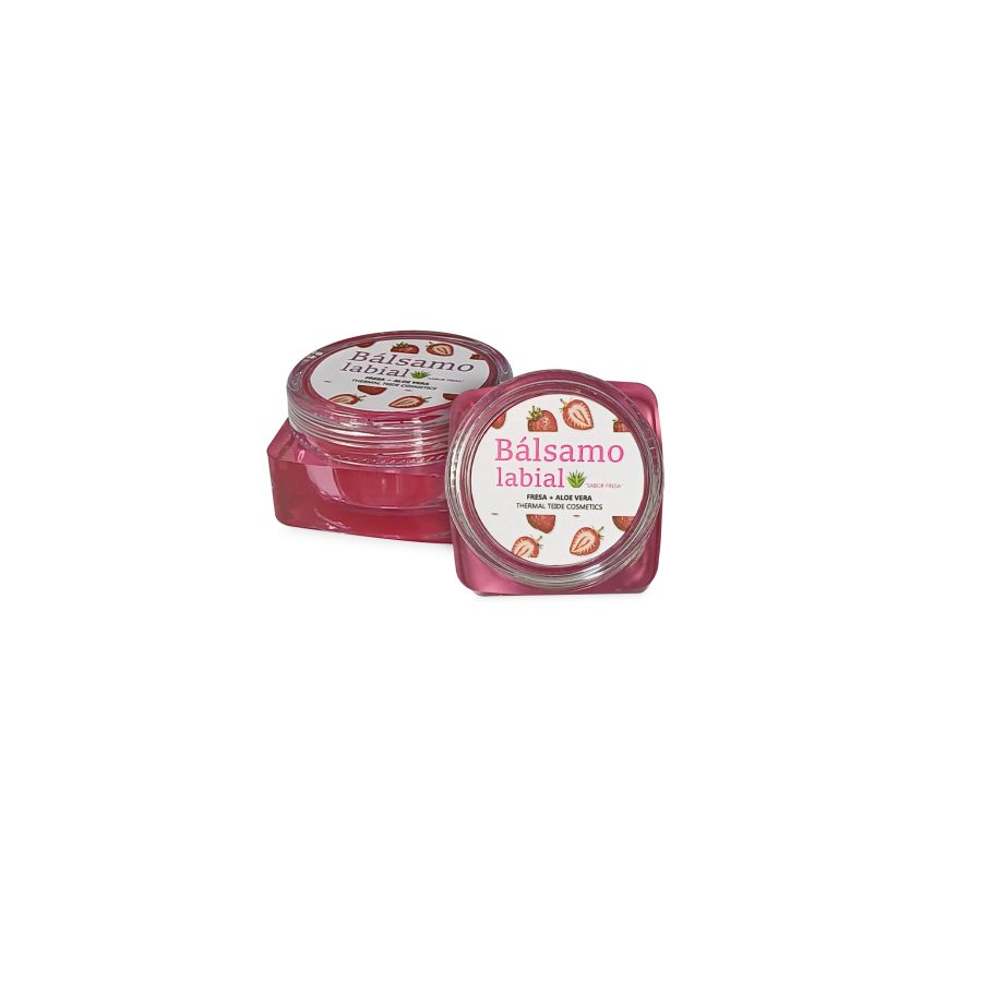 Bálsamo labial con sabor aloe vera y fresa